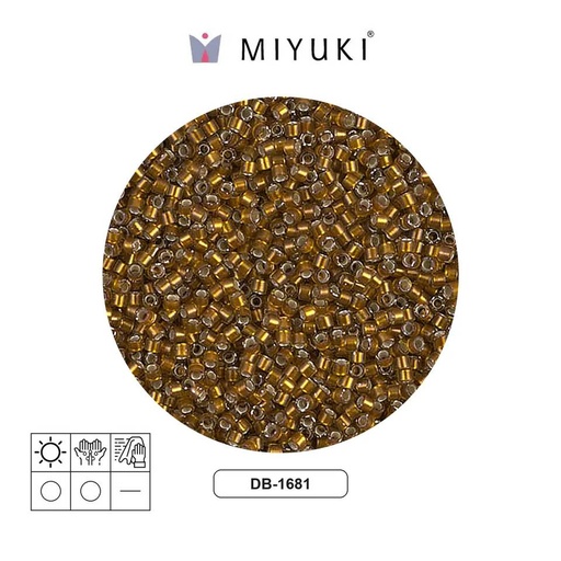 [05322] Miyuki delica 11/0 DB1681 glazed oscuro saffron x 50gr