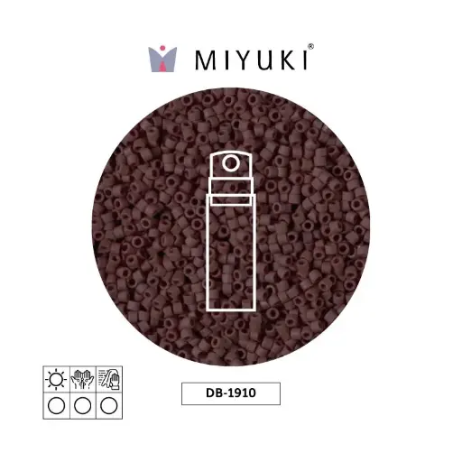 [17926] Miyuki delica 11/0 DB1910 opaque espresso x 10g