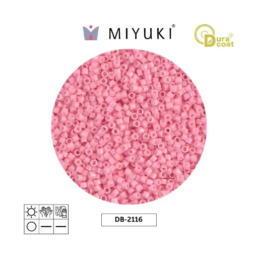 [15923] Miyuki delica 11/0 DB2116 opaco claro carnation x 50g