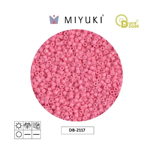 [07893] Miyuki delica 11/0 DB2117 opaco carnation x 50g