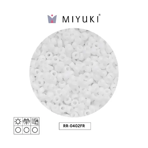 [10085] Mostacilla Miyuki rocalla 11/0 RR0402FR opaco mate perla AB x 250g