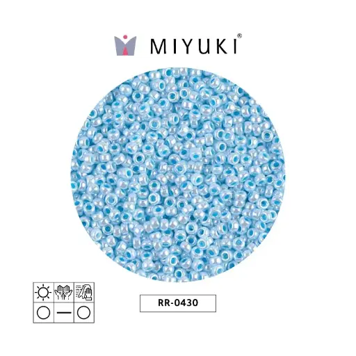 [05275] Mostacilla Miyuki rocalla 11/0 RR0430 opaque baby blue luster x 250g