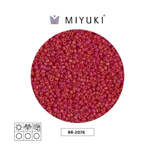 [23975] Mostacilla Miyuki rocalla 15/0 RR2076 matte red x 250gr