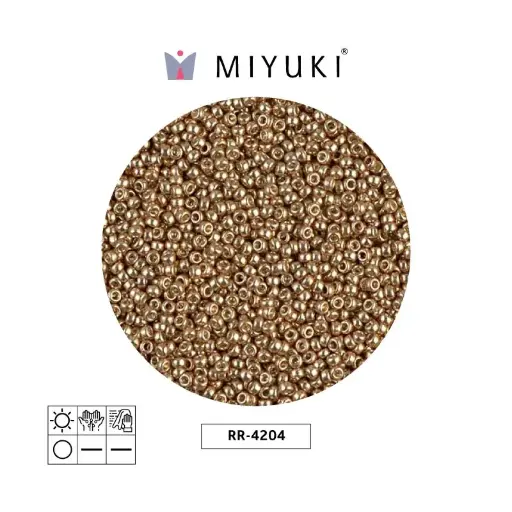 [23977] Mostacilla Miyuki rocalla 15/0 RR4204 galvanized chartruese x 250g
