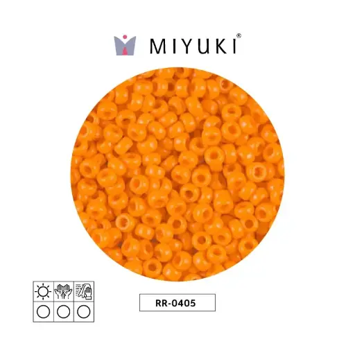 [05511] Mostacilla Miyuki rocalla 6/0 RR0405 opaco medium naranja x 250g