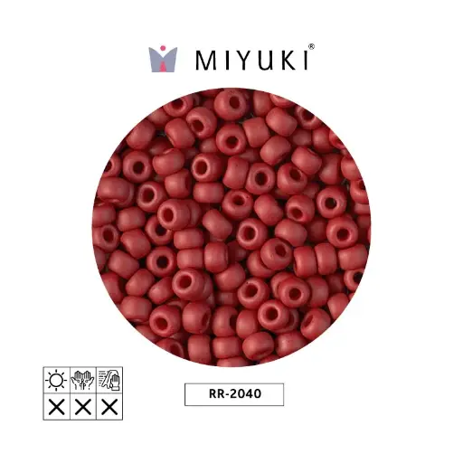 [05747] Mostacilla Miyuki rocalla 6/0 RR2040 opaco sultana mate x 250g