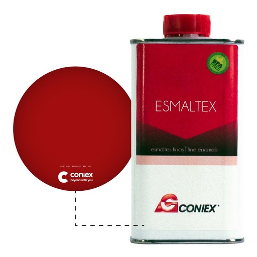[11029] Resina Esmaltex Coniex 331 Rojo Ruby x 250g