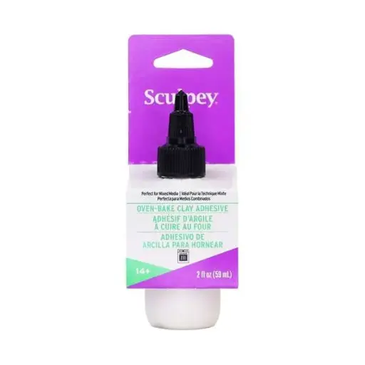 [17019] Sculpey Oven-Bake Clay Adhesive, 2 fl oz (59 ml)