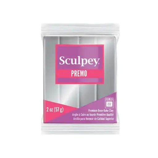 [29223] Arcilla polimérica Sculpey Premo Silver x 2 onzas (57g)