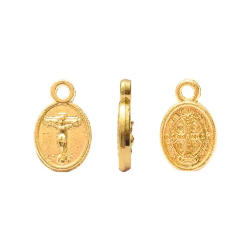 [15355] Medalla jesucristo 13x8mm/Golfi x und