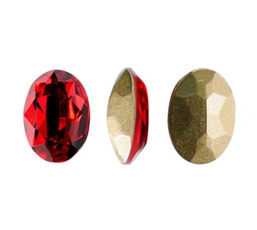 [20393] 4120CH oval 10x14mm T227 light siam x und