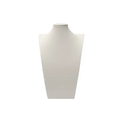 [18142] Exhibidor cuello 30cm blanco x und