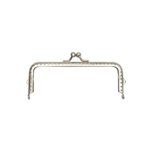 [17275] Marco de bolso para tejer niquel 13cm x und