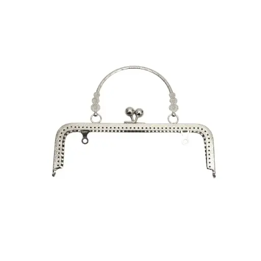 [30618] Marco de bolso para tejer niquel 8x20cm x und