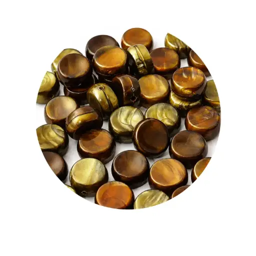 [15381] Cuenta plástica dona 8x16mm mix x 1/4 lb(Aprox 78und)