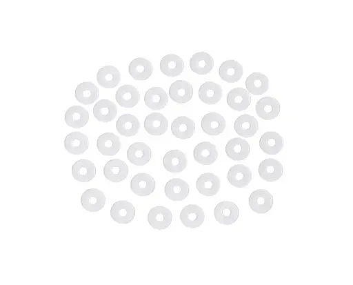 [04077] Lentejuela 3mm transparente x 25 g