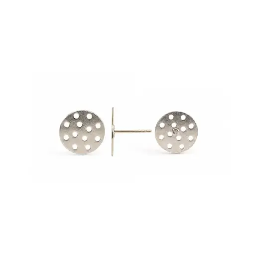 [12856] Topo redondo para tejer 12 perforaciones 10mm/SP x 2 Unds