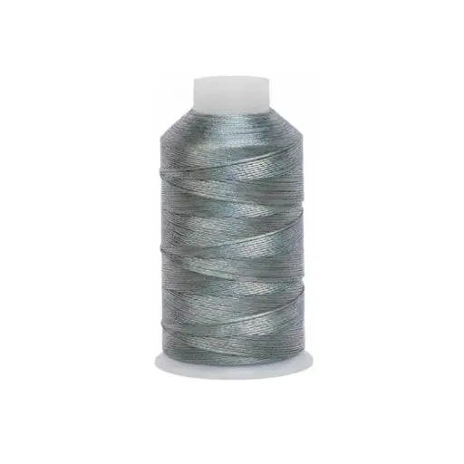 Hilo poliester metalizado 15 hilos J-2063 azul matizado x rollo 150m
