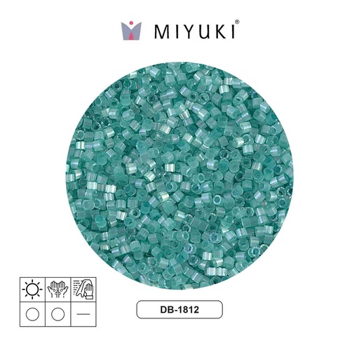 [20098] Miyuki delica 11/0 DB1812 light aqua satin x 50g