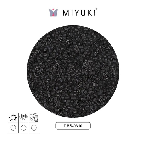 [31481] Miyuki delica 15/0 DBS0310 negro mate x 50g