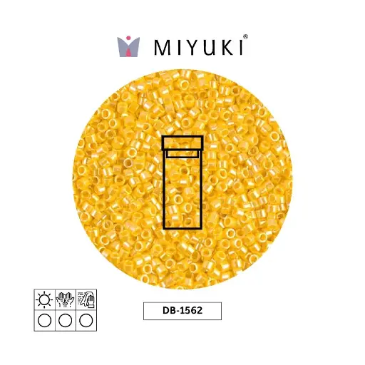 [06857] Miyuki delica 11/0 DB1562 opaco canary lusterr x 3g