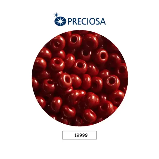 [19999] Mostacilla checa preciosa 6/0 4mm 93310 vinotinto x 500g