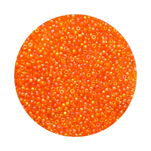 Mostacilla china 11/0-2mm naranja AB
