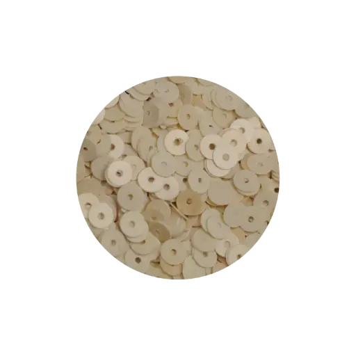 [14575] Lentejuela redonda beige 5mm 