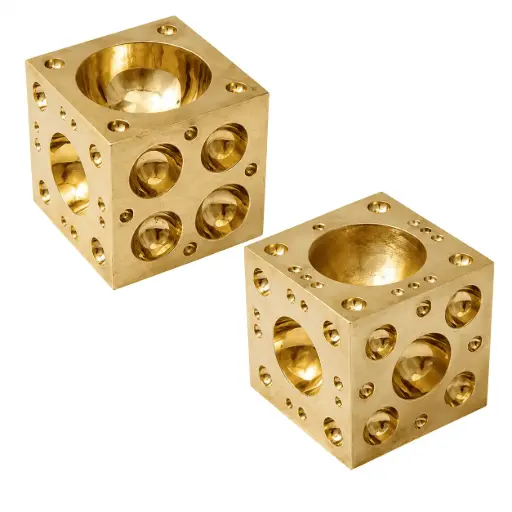 [26371] Brass Dapping Block 2-1/2” x 2-1/2” DAP-007
