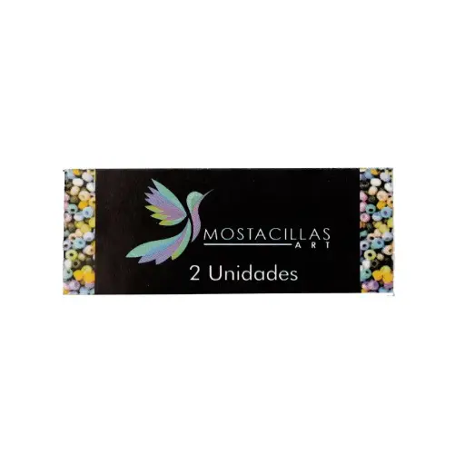 Aguja mostacillera con punta 0.30mm x 5.5cm x 2 unidades