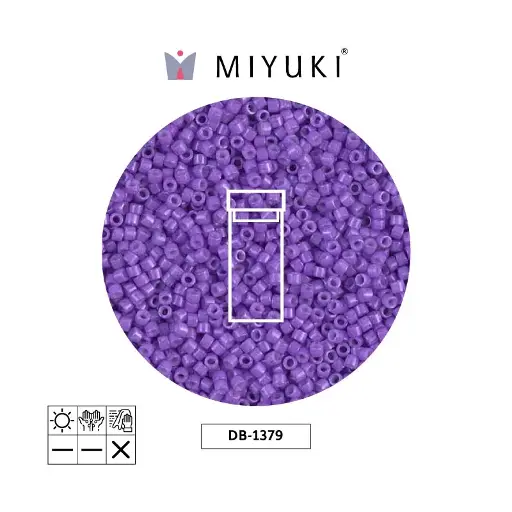 [21774] Miyuki delica 11/0 DB1379 opaco morado x 3g