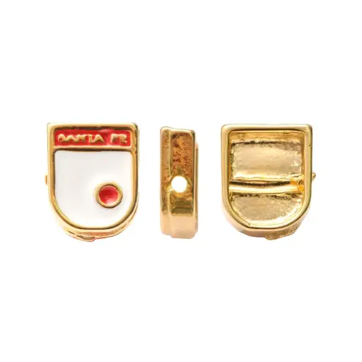 [20358] Separador escudo santa fe 12x14mm/golfi x und