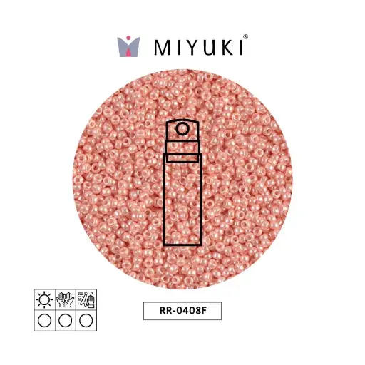 [24738] Mostacilla Miyuki rocalla 15/0 RR0429 opaco salmon x 10g