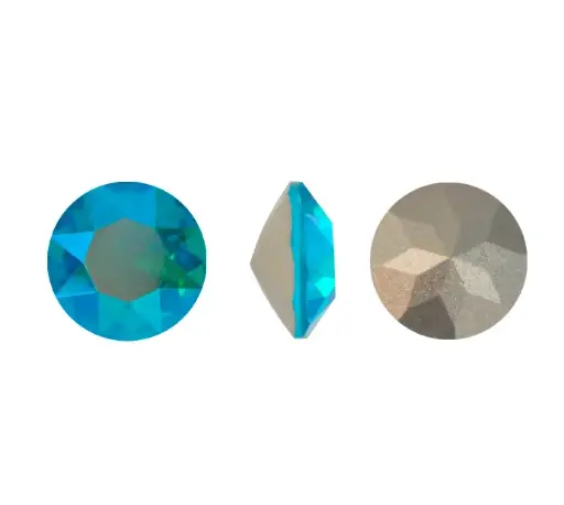 [02868] 1088CH chaton 10mm 202SI aquamarine x und