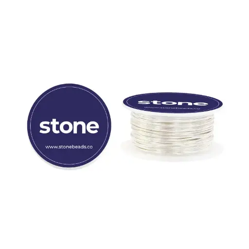 [30174] Hilo silver stone N.20 0.81mm x 6 metros
