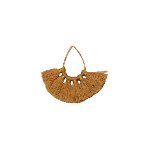 [13771] Borla 1.5cm gota 14x22mm camel Q1-12 x und