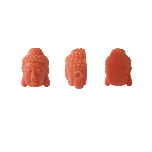 Buda salmon veteado 11x15mm x und