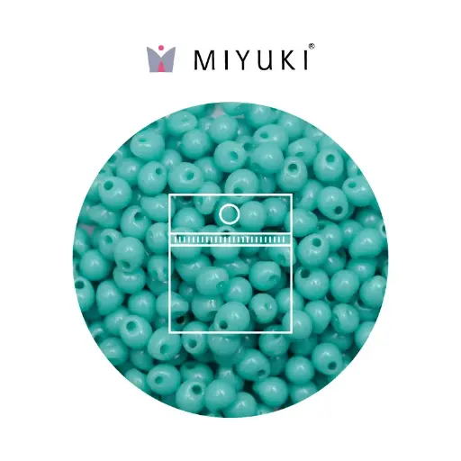 Miyuki drop beads 2.8mm DP0012l op carib teal x 25g