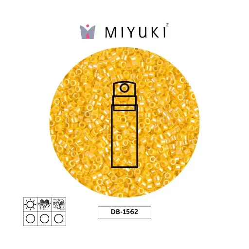 [17085] Miyuki delica 11/0 DB1562 opaco canary lusterr x 10g
