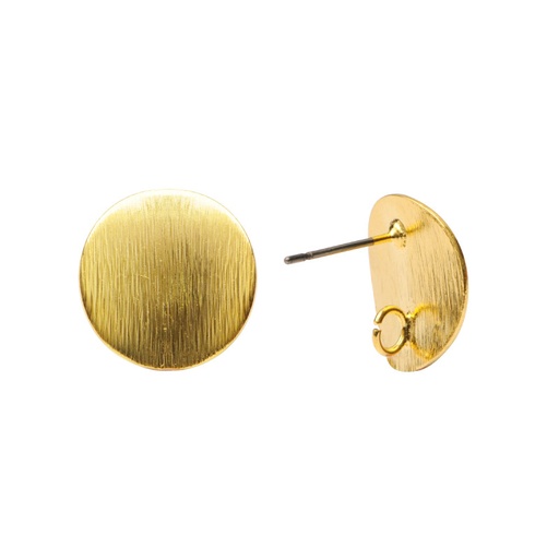 [15441] Aretes redondo MA-180013 15mm/rodio x par