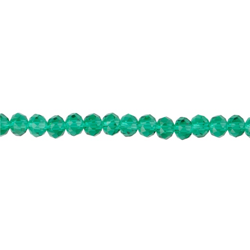 [11701] Murano rondela facetada 8mm emerald 20 x 68 unds