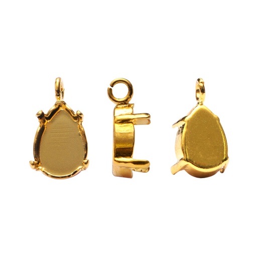 [16406] 4320DE setting dije + argolla 10x7mm/rodio x par