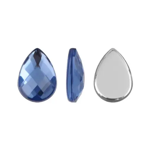 [18079] Acrilico K1027 gota plana 13x18mm montana 17 x und