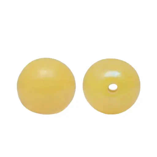 Vidrio hindu 10mm redondo 86-G amarillo AB x und