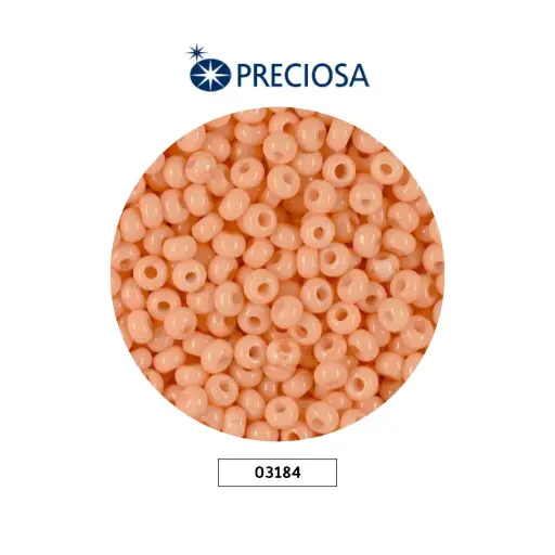 [28778] Mostacilla checa preciosa 10/0 2mm 03184 curuba fuerte x 500g