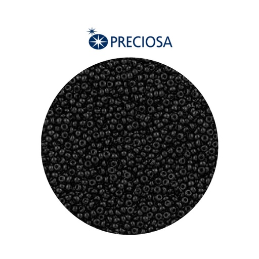 [29464] Mostacilla checa Preciosa 8/0 3mm 23980 negro x 500g