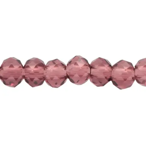 [02697] Twist 8x16mm cuarzo rosado x und