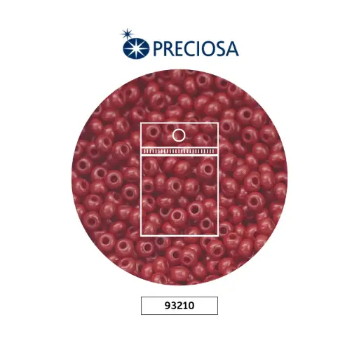 [18793] Mostacilla checa preciosa 2mm 93210 OP marsala x 50g