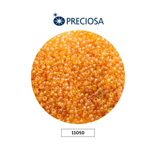 [25705] Mostacilla checa preciosa 10/0 2mm 11050 miel boreal x 500g