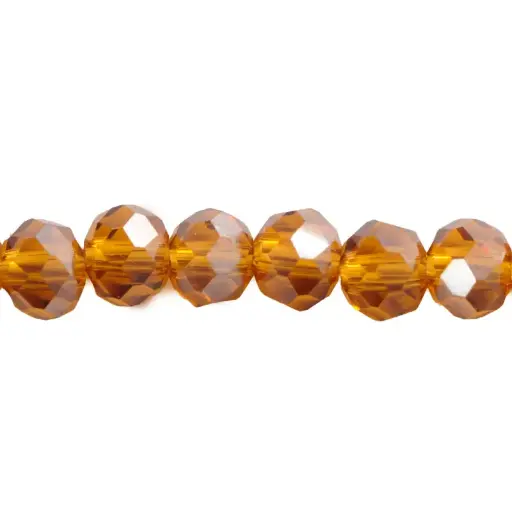 [26533] Murano rondela facetada 4mm crystal copper ab 316 x 145 und